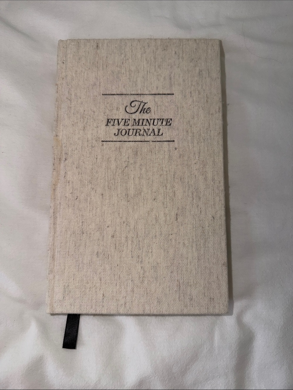 The Five Minute Hardcover Journal - Linen